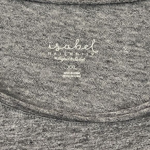 Isabel Maternity T Shirt Womens XXL White The Cravings Are Real Graphic Tee NEW - Picture 2 of 12